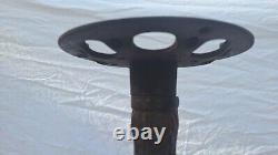 Ancient Large Cast Iron Bistro Table Leg. Vintage