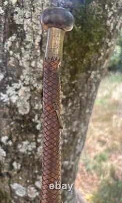 Ancient Makila/Basque Walking Stick/1923/Bayonne Euzkadi