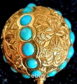Ancient Pique Or Pinle A Gold Hat 18 K