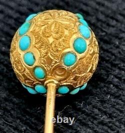 Ancient Pique Or Pinle A Gold Hat 18 K