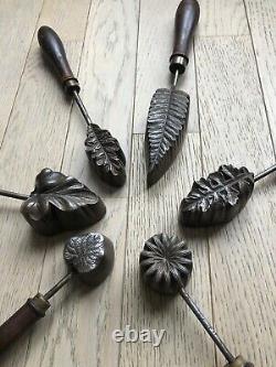 Ancient Waffle Irons For Making Fabric Flowers Tools