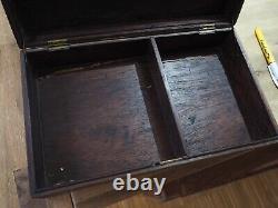 Ancient Wooden Box with Mother of Pearl Inlay Chest Indochine Chinese Mother of Pearl Box