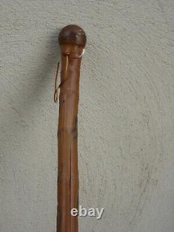 Ancient bamboo cane signed China Vietnam Indochina