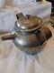 Ancient Broth Pot, Pewter Soup Tureen From The 18th Century Folk Art