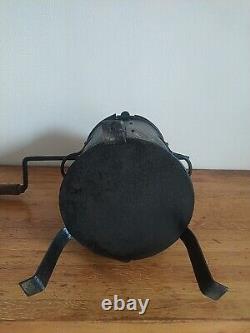 Ancient coffee roaster grill in tinware