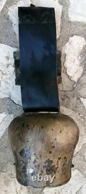 Ancient huge cow bell transhumance Alsace Kaysersberg