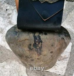 Ancient huge cow bell transhumance Alsace Kaysersberg