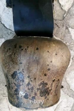 Ancient huge cow bell transhumance Alsace Kaysersberg