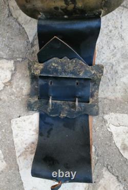 Ancient huge cow bell transhumance Alsace Kaysersberg