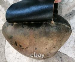 Ancient huge cow bell transhumance Alsace Kaysersberg