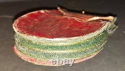 Ancient leather wallet very original late 18th early 19th century
