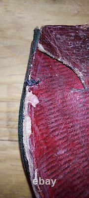 Ancient leather wallet very original late 18th early 19th century