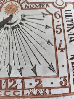 Ancient sundial