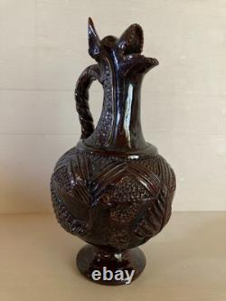 Ancient zoomorphic pitcher in glazed earthenware to restore 18th century Saintonge