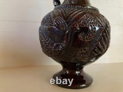 Ancient zoomorphic pitcher in glazed earthenware to restore 18th century Saintonge