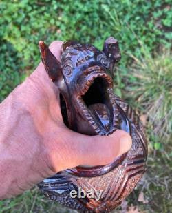Ancient zoomorphic pitcher in glazed earthenware to restore 18th century Saintonge