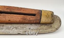 Antique 1810 Former Wooden Ice Skate I Sorby Sheffield Boultbees, Name Wilson