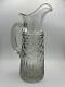 Antique 19th Century Glass Normandy Cider Pitcher (62)