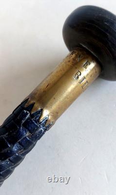 Antique Basque Makila Walking Stick – “My Travelling Companion”