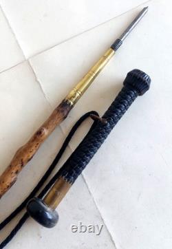 Antique Basque Makila Walking Stick – “My Travelling Companion”