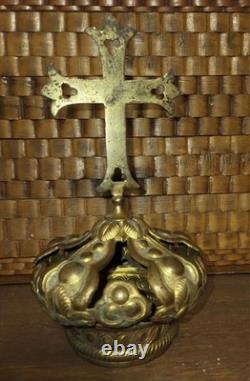 Antique Brass Crown for Religious Statue