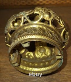 Antique Brass Crown for Religious Statue