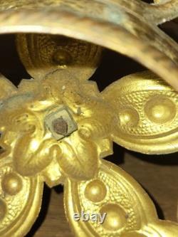 Antique Brass Crown for Religious Statue