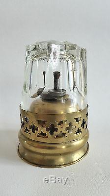 Antique Brass Lamp Smoking Chinese (op War) 19th Century # 7