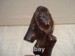 Antique Cane Handle Folk Art