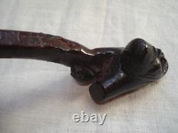 Antique Cane Handle Folk Art