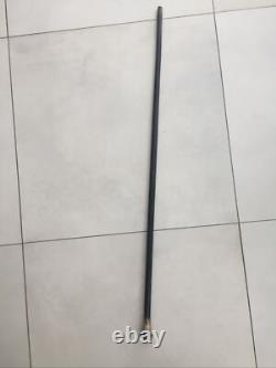 Antique Cane Silver Handle Chiseled Patterns Milord Cane 19th Century