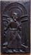 Antique Carved Wood Altarpiece Saint Peter Paradise Gothic Oak 1600