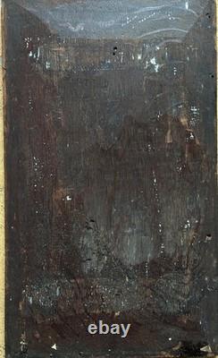 Antique Carved Wood Altarpiece Saint Peter Paradise Gothic Oak 1600