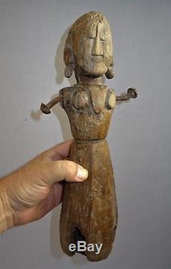Antique Carved Wooden Doll 17-18th