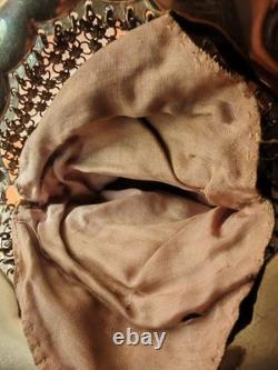 Antique Chainmail Alms Bag in Art Nouveau Style (1900s)