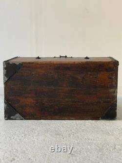 Antique Chinese Wooden Transport Chest Late 19th Century Early 20th Century