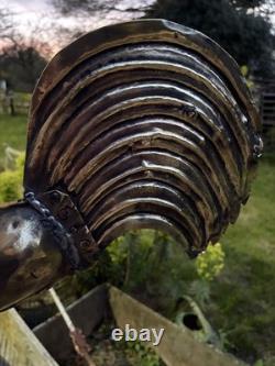 Antique Copper Riveted Rooster Weather Vane Normandy