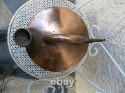 Antique Copper Watering Can Bath Jug 19th Century