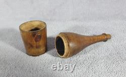 Antique Dice Box in the Shape of a Champagne Bottle 1900s