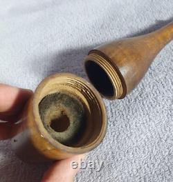 Antique Dice Box in the Shape of a Champagne Bottle 1900s