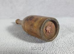 Antique Dice Box in the Shape of a Champagne Bottle 1900s