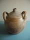 Antique French Rustic Decorative Demijohn Jar, 19th Century Toupine Bottle