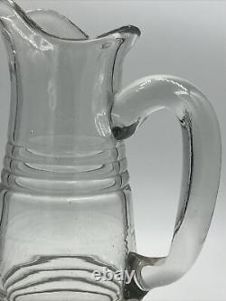 Antique Glass Cider Pitcher from Normandy 19th Century (64)