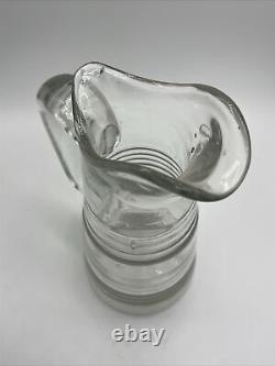 Antique Glass Cider Pitcher from Normandy 19th Century (64)