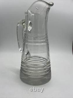 Antique Glass Cider Pitcher from Normandy 19th Century (64)