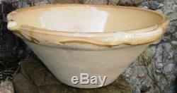 Antique Glazed Pottery Kitchenware Tian Yellow Glazed Terracotta