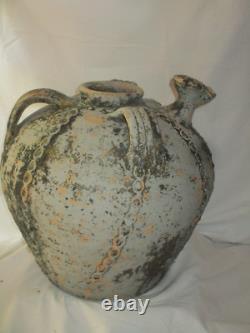 Antique Large Nut Oil Jug - Périgord XVIII - BUIRE DOURNE POTTERY 38 cm