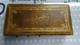 Antique Leather Sealing Set Case With Inlaid First Name, 19th Century