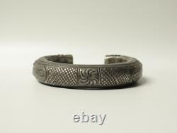 Antique Miao silver bracelet decorated with bells inside, China, Qing dynasty, 19th–20th century