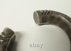 Antique Miao silver bracelet decorated with bells inside, China, Qing dynasty, 19th–20th century